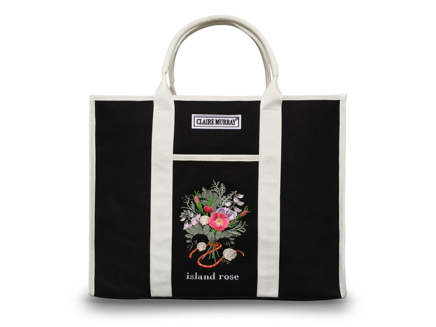 Island Rose Large Canvas Boat Bag