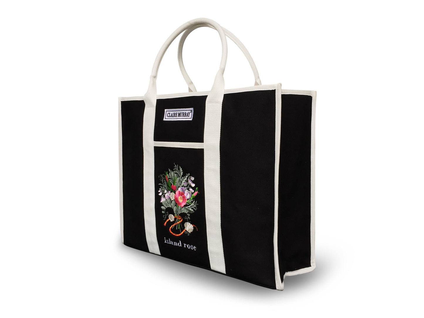 Island Rose Large Canvas Boat Bag