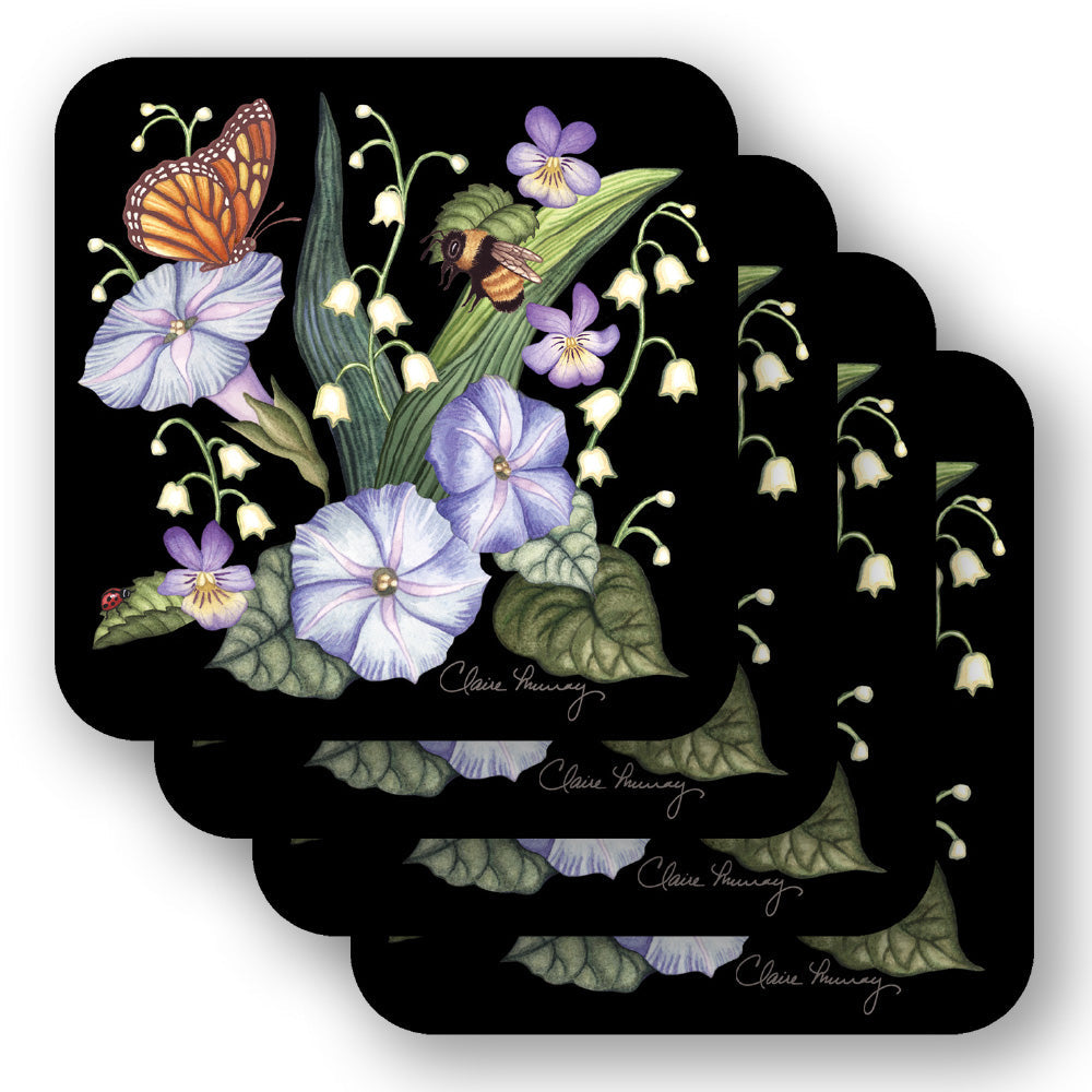 Morning Glory - Coasters (4 each)