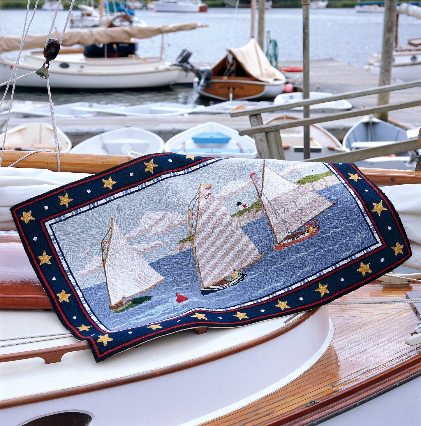 Cape Cod Cat Boat 3x5