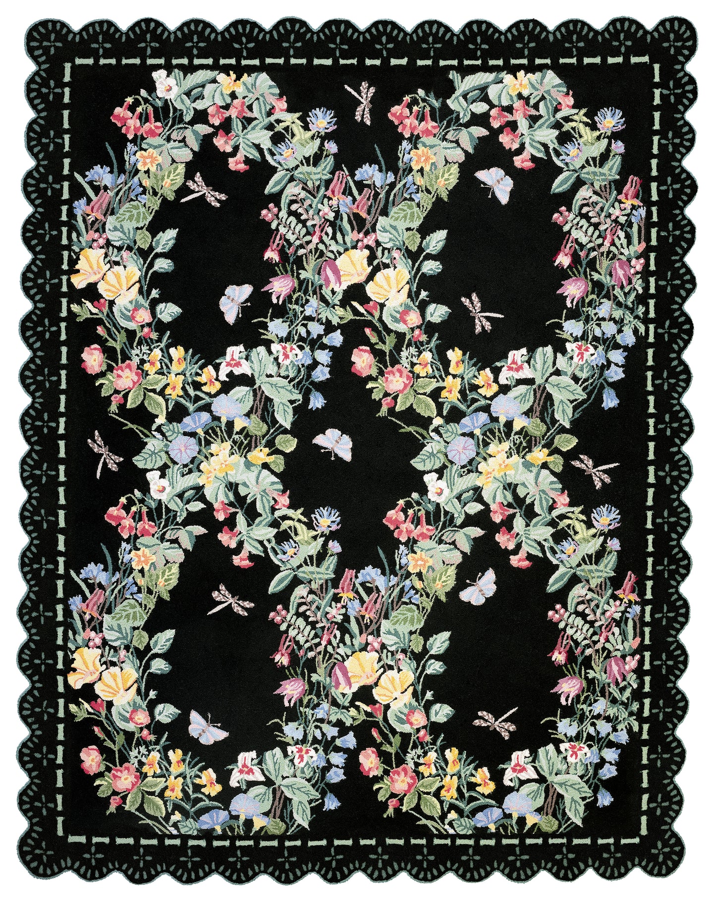 Garden Lattice 9x12 Black