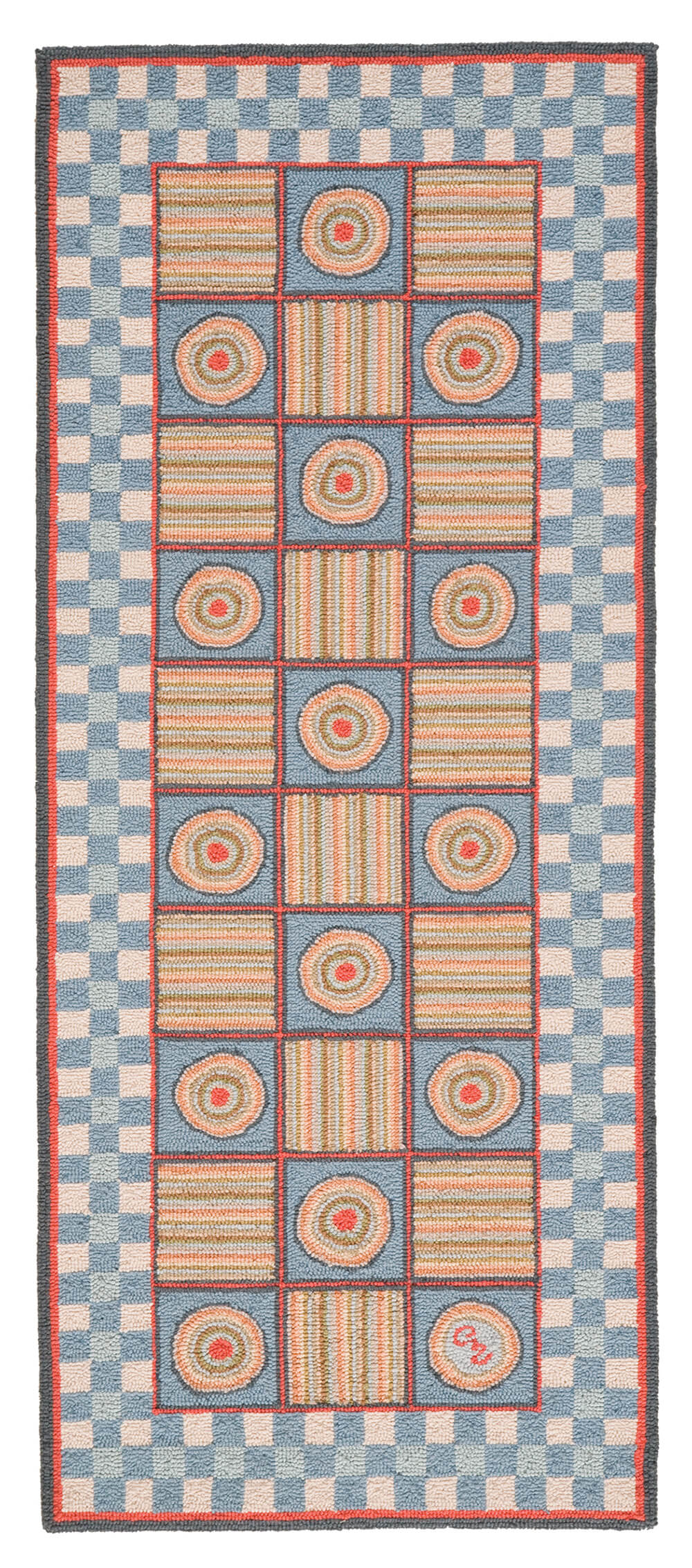 Chesapeake Bay Geometric w/Circles Runner