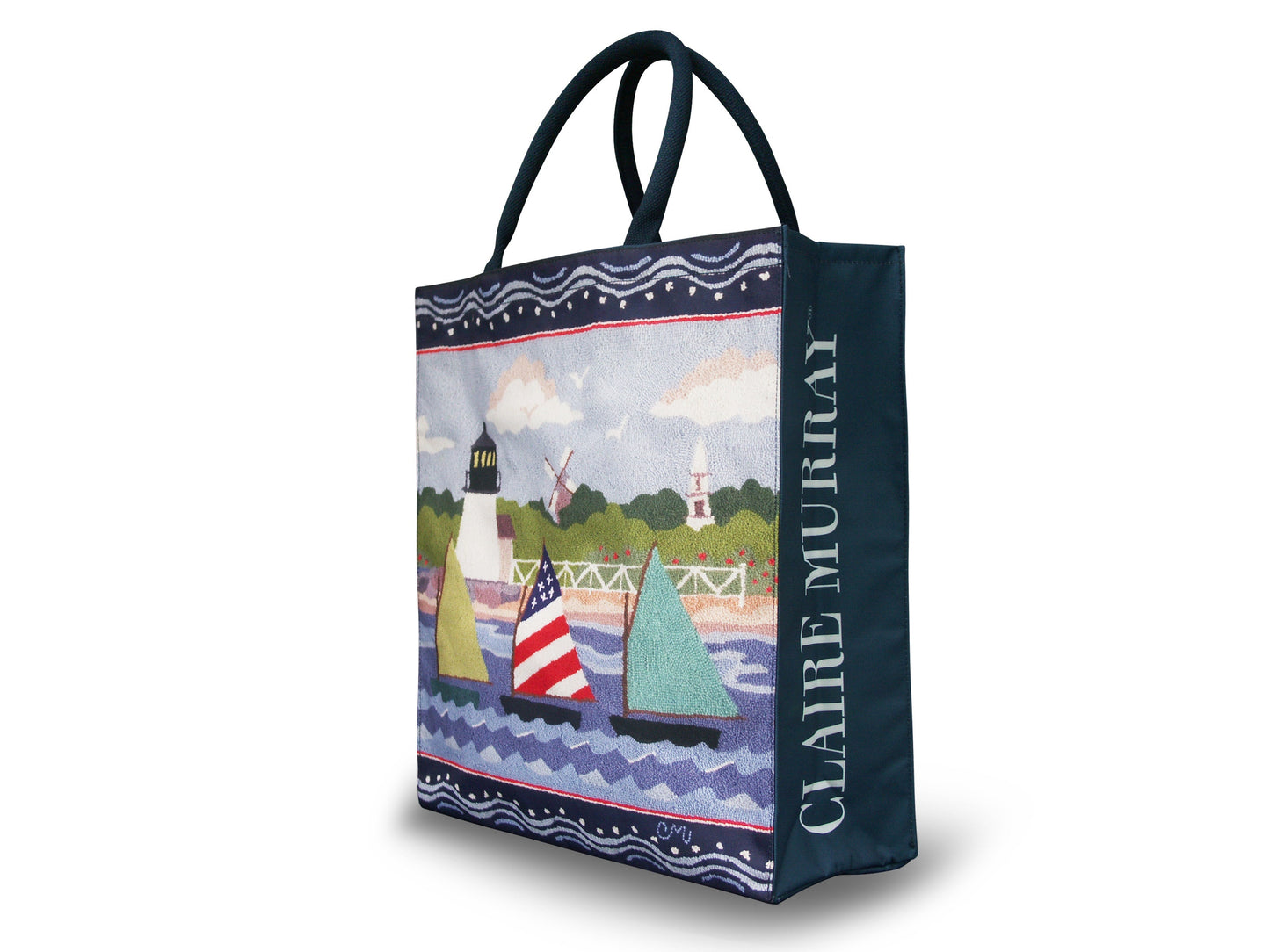 Nantucket Rainbow Fleet Shopping Tote Bag