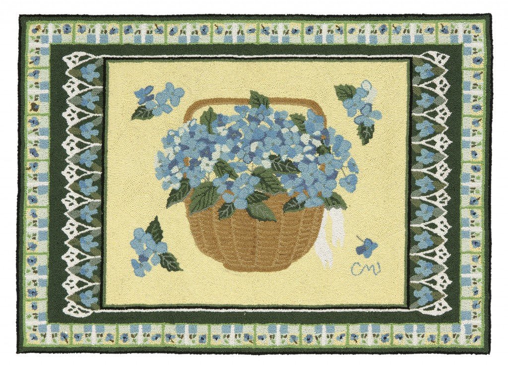 Hydrangea Basket 3x5
