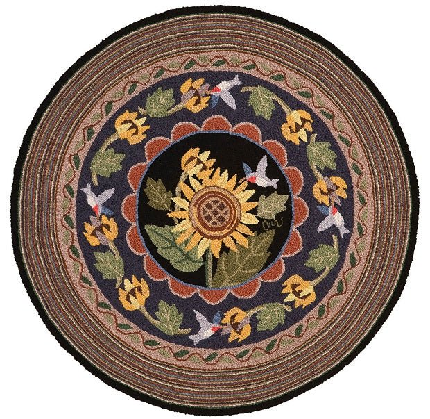 Mountain Sunflower Round