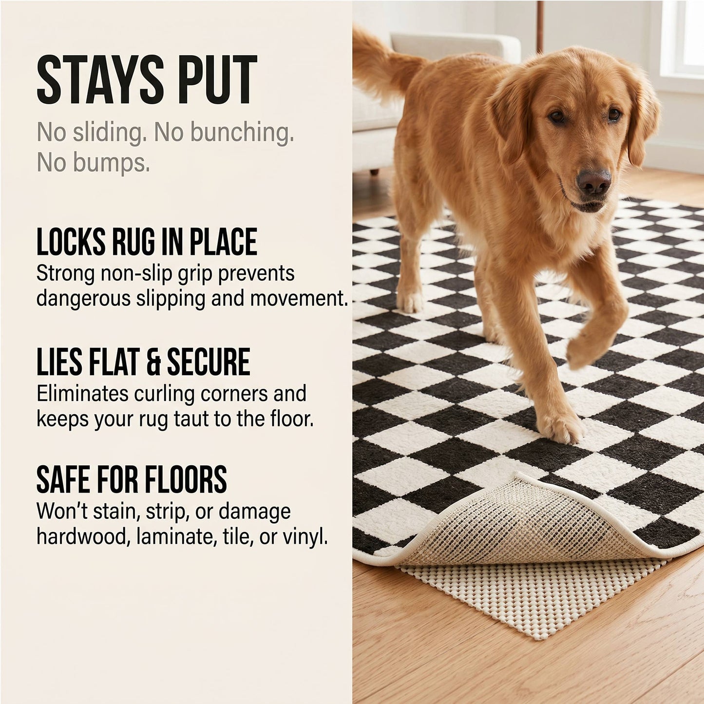 Premium Non-Slip Rug Pad 7x10