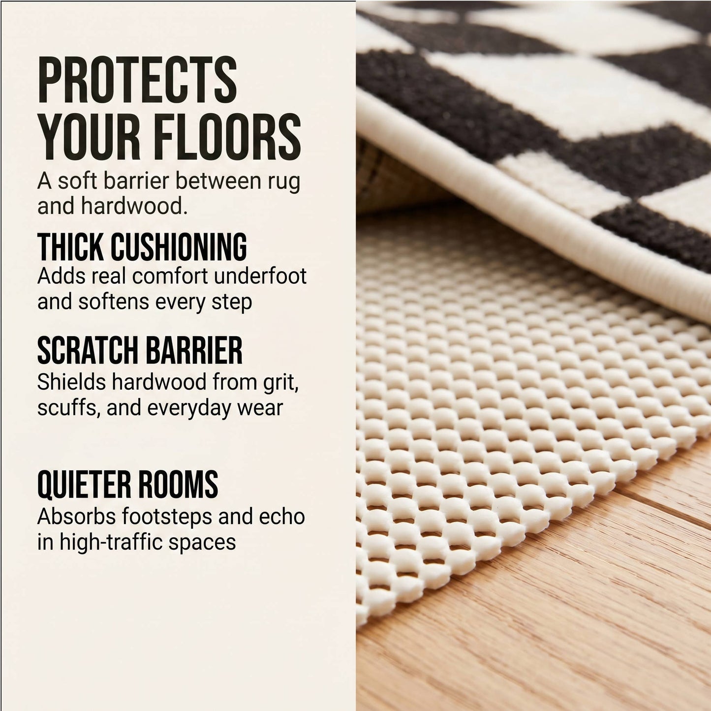 Premium Non-Slip Rug Pad 2x4