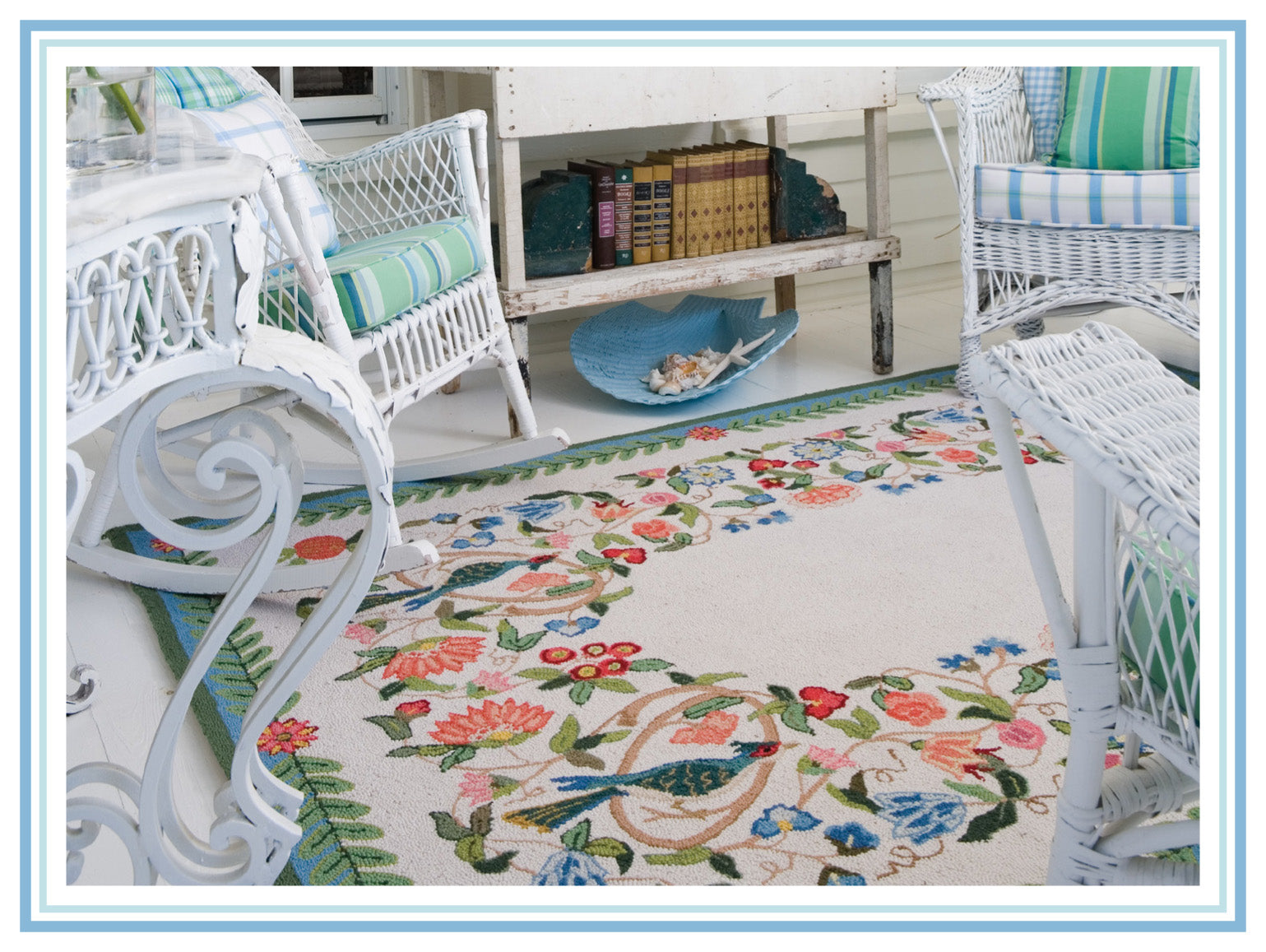 Antique Bird of Paradise 5x7