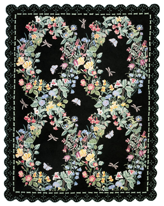 Garden Lattice 9x12 Black