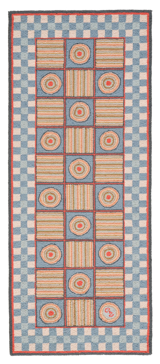 Chesapeake Bay Geometric w/Circles Runner