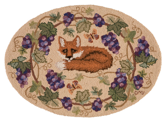 Wine Country Fox Oval Light