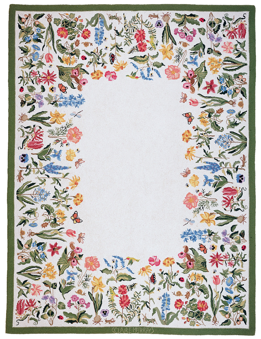 Botanical 8x11 White