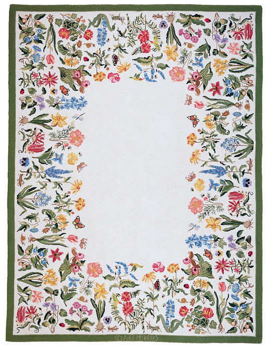 Botanical 8x11 White