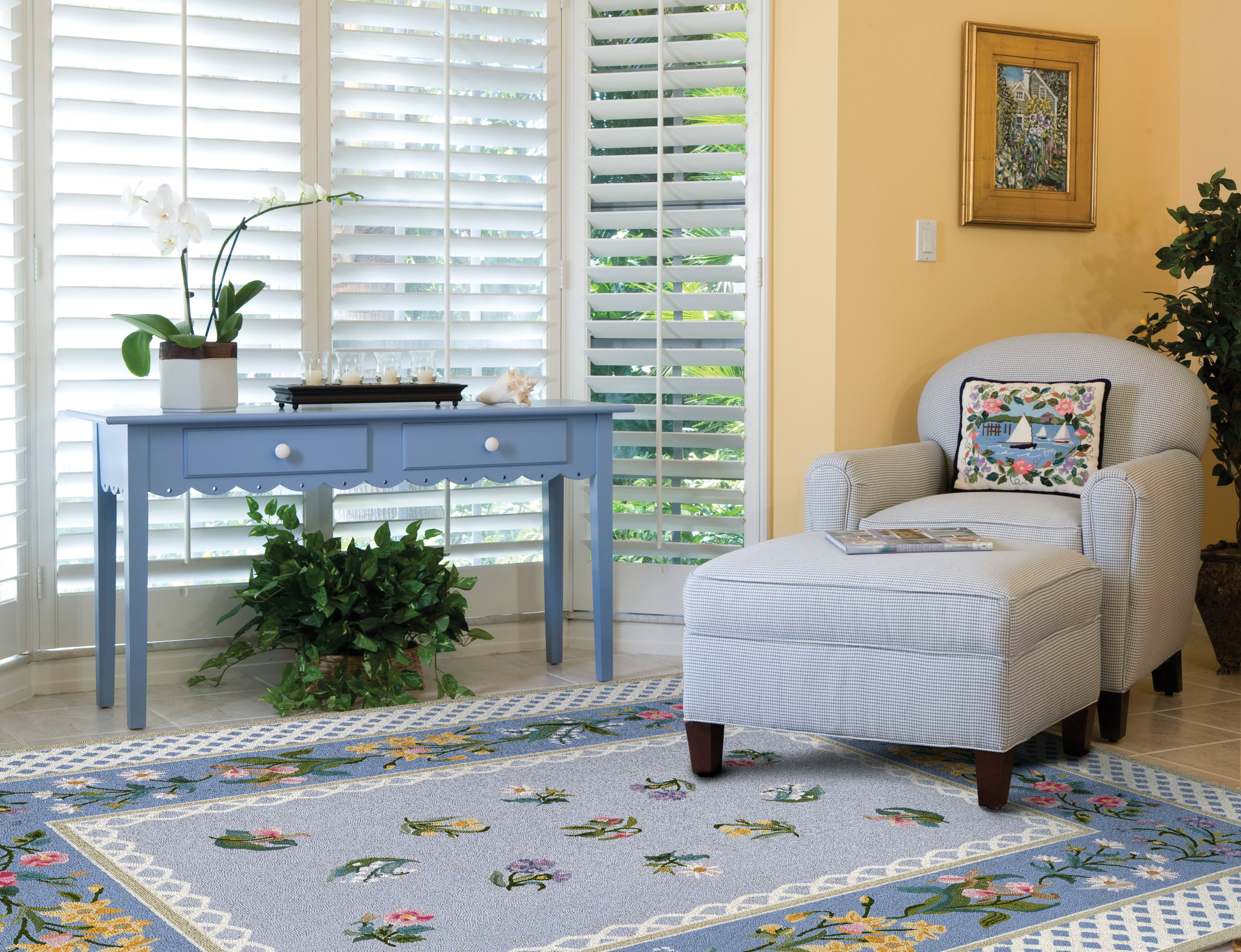 Claire Murray Hand-Hooked Wool Rugs and Home Decor