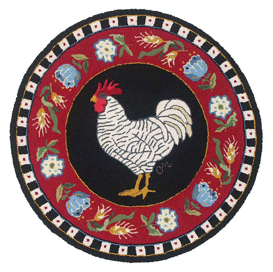 Chanticleer Rooster Round Small