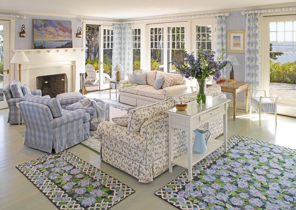 Hydrangea Rug 6x8 - Claire Murray Design