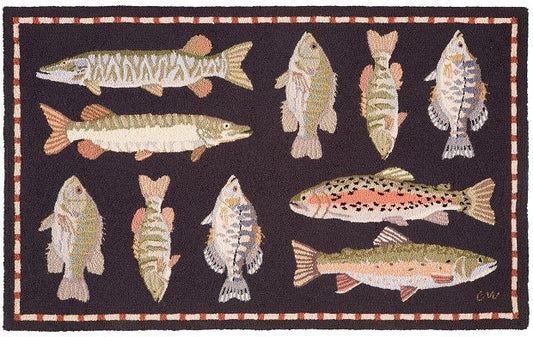 Fish Identification Rug Fish Rugs – Claire Murray