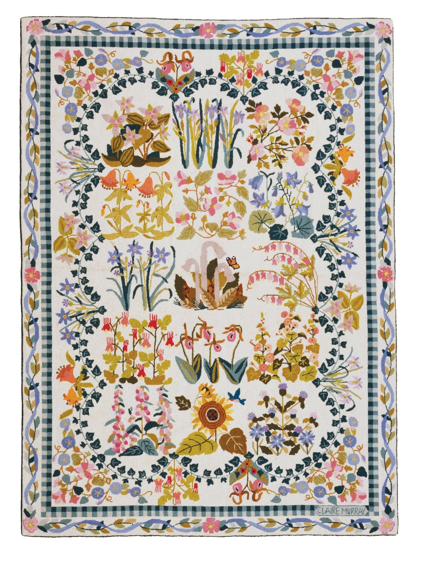 New England Wildflowers 4x5 White