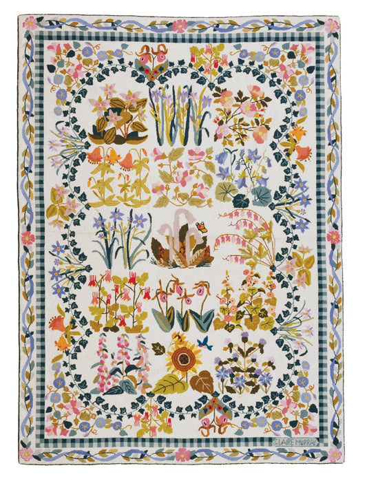 New England Wildflowers 4x5 White