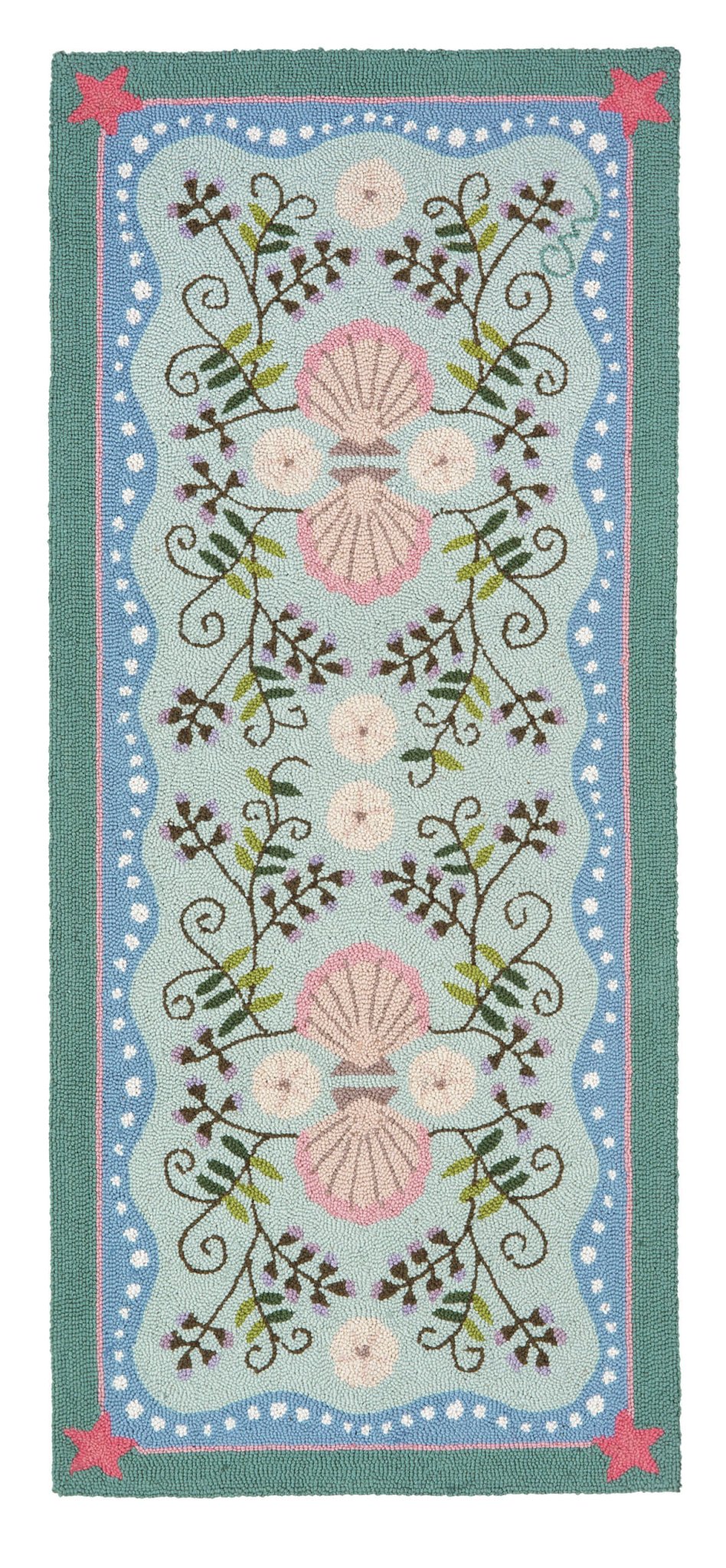Runner Seashell Seashell & Beachpea Runner Short - Claire Murray Design