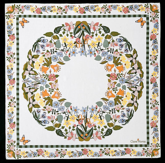 Springtime Fantasy Silk Scarf