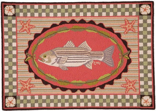 Fish Rug Bass Fish Rugs – Claire Murray