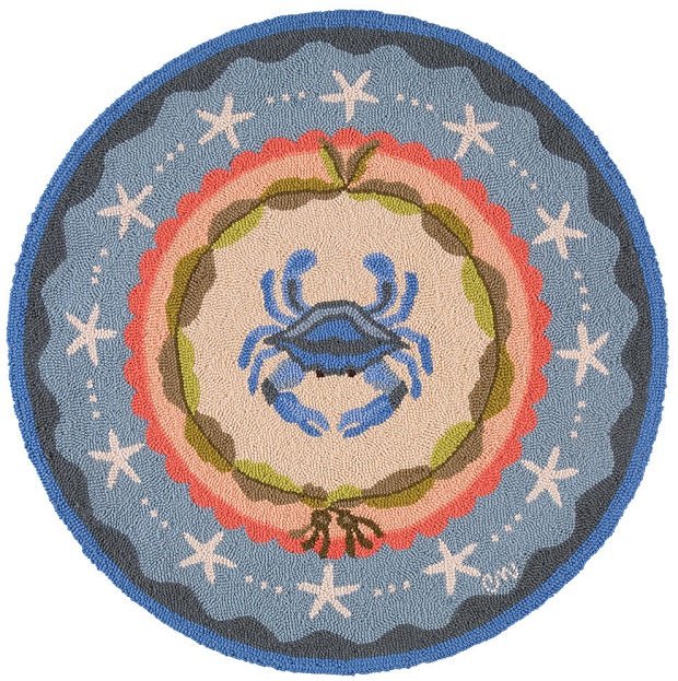 Chesapeake Bay Blue Crab 3' Round R1379