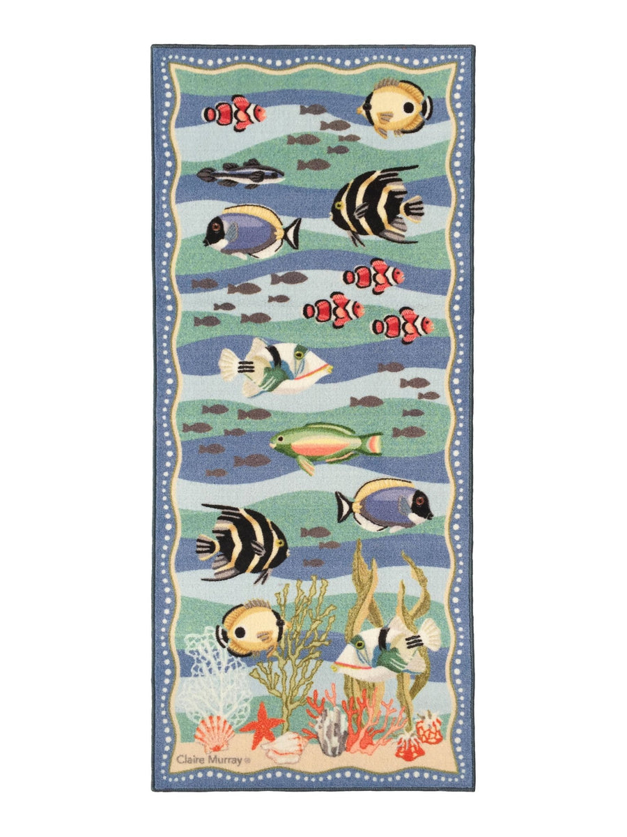 Coral Reef Washable Runner 1189