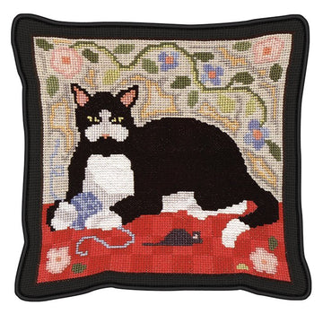 Country Cat Needlepoint Canvas Only