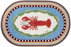 Lobster Oval Washable 1144