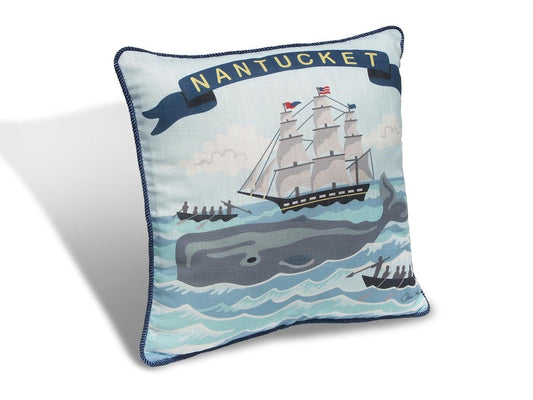 Nantucket Whaler 16" Pillow PNW16